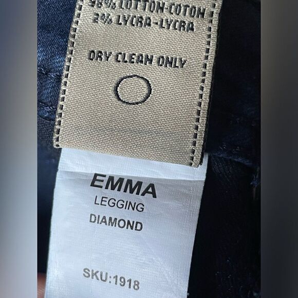 DL1961 Premium Denim “Emma” Dark Wash Jeggings (Size: 28) - Picture 9 of 15